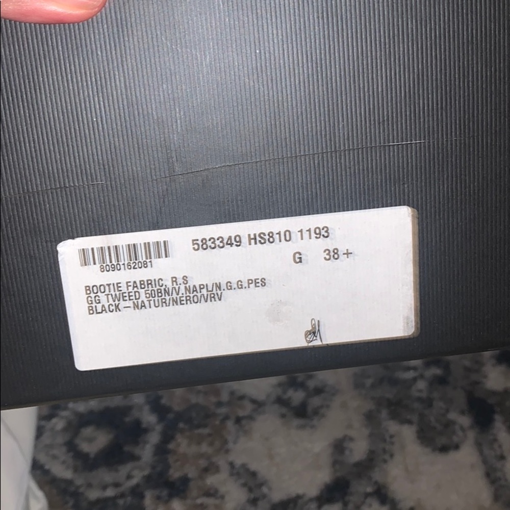 SOLd ! Gucci trip tweed boots 38.5 new - Picture 16 of 16